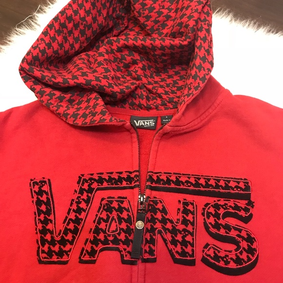 red vans hoodie